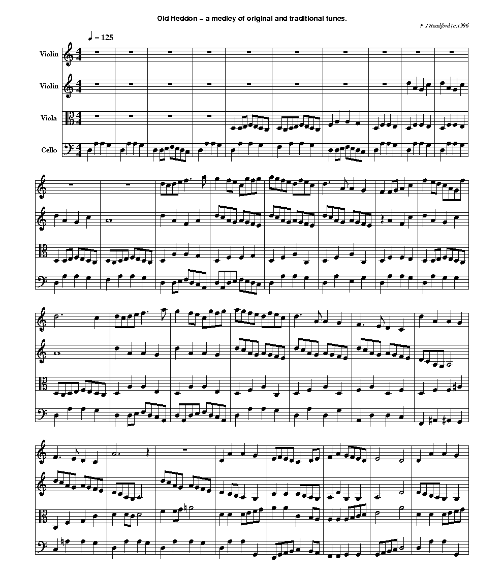 Old Heddon - sheet 1